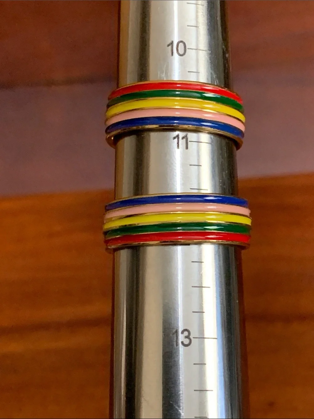 New stainless steel multicolor ring
